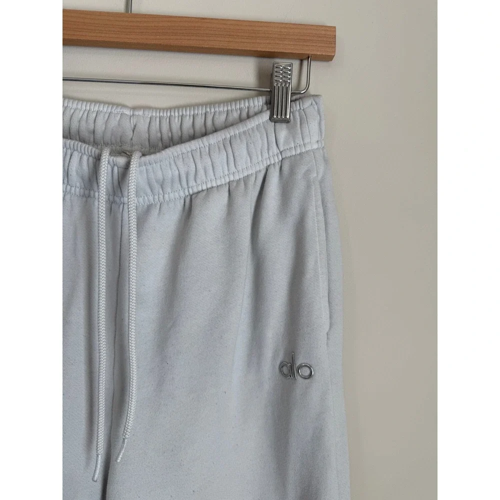 Alo Yoga Accolade Sweatpants Womens XS Dove Bone Neutra Fleece Joggers
